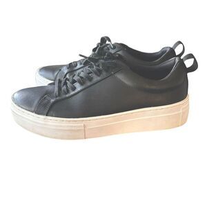 Vagabond Zoe Shoes Womens Size 10 Black Leather Lace‎ Up Casual Platform